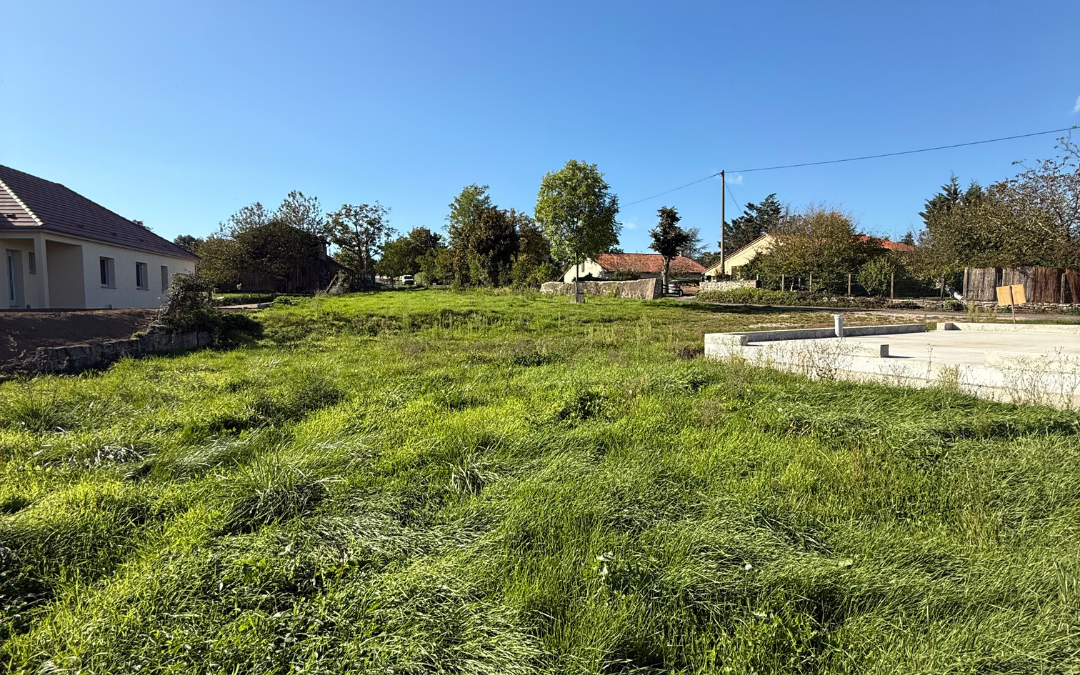 Terrain constructible à Massilly