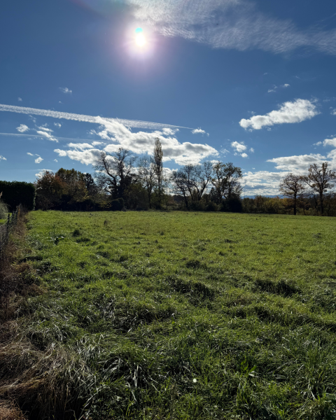 Terrain constructible à Crottet